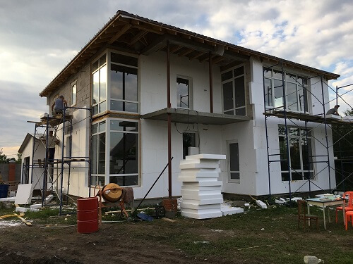 Утепление пенопластом наружных стен в Барановичах